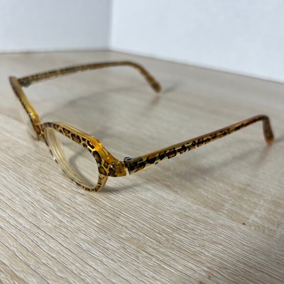 Jean Lafont Paris 380 Eyeglasses Leopard Print FRAMES ONLY Made in France